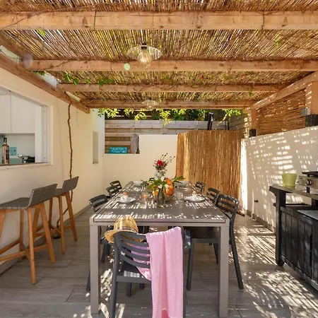 펜션 Mon Reve, Cabanon Les Pieds Dans L'eau A La Madrague, Confortable Et Lumineux